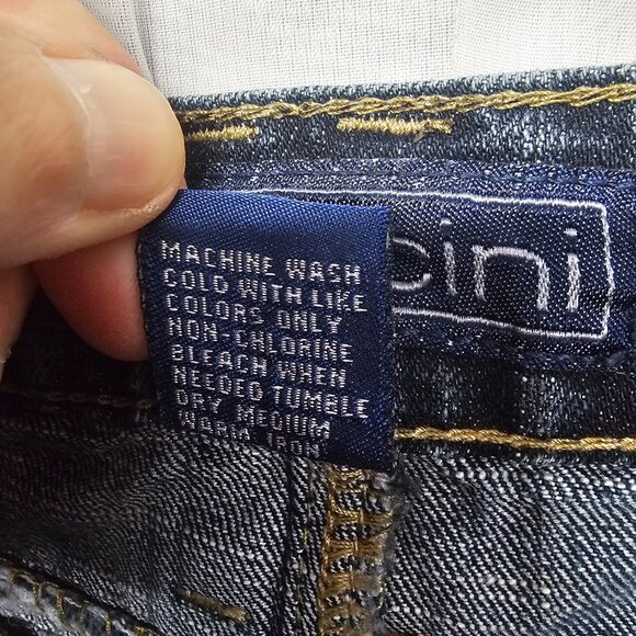 Vintage Baccini Deim Skirt Y2K Blue Mini Casual A-line 10 - Picture 7 of 8